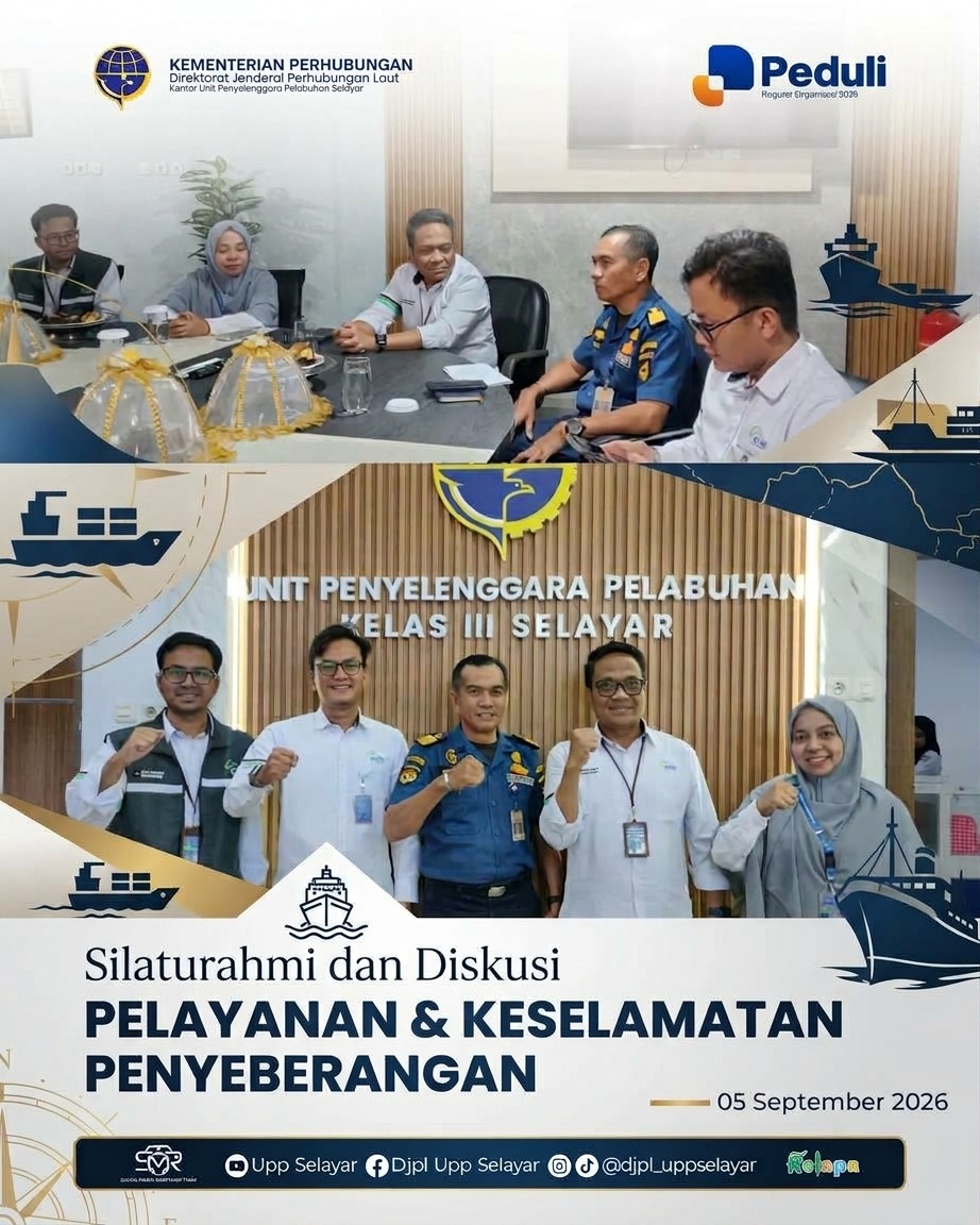 ASDP cabang Selayar Diskusi Pelayanan dan Keselamatan Penyeberangan